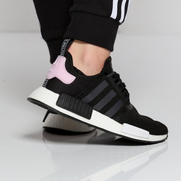 Adidas NMD R1 Women's Shoes Black/Pink - Picture 8 of 8